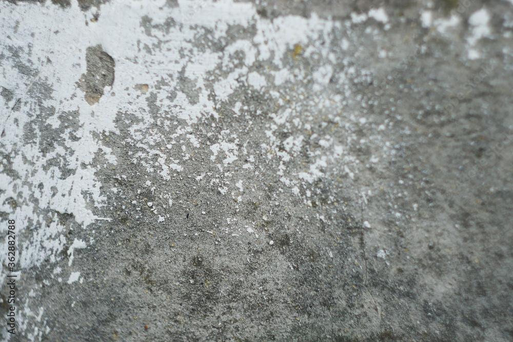 Damaged cement wall with white paint. Copy space Damaged cement wall with white paint. Copy space