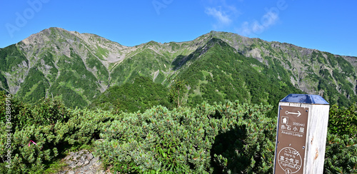 南アルプス赤石岳