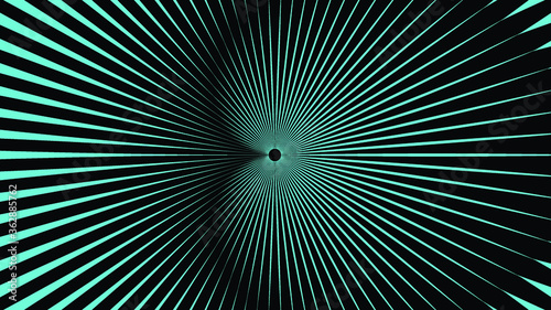 Radiating Lines in Circle Form .  Vector Illustration . Abstract Geometric  Striped background