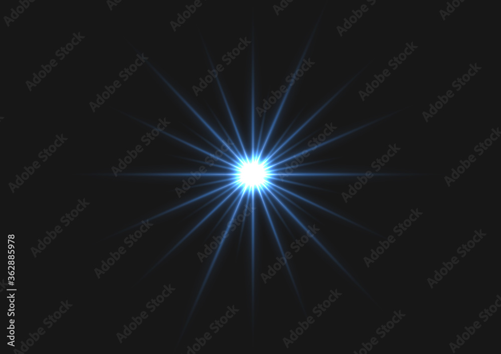 Starlight blue on dark background. You can use for ad, poster, template, business presentation.