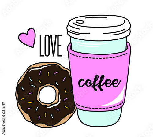 cafe y rosquilla