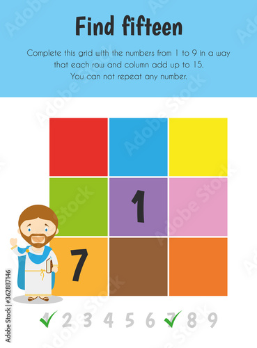 Find fifteen Educational Sheet. Primary module for Numerical Ability. 5-6 years old. Educational Sheets Series