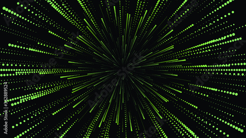 HALFTONE DOTS EXPLOSION BACKGROUND