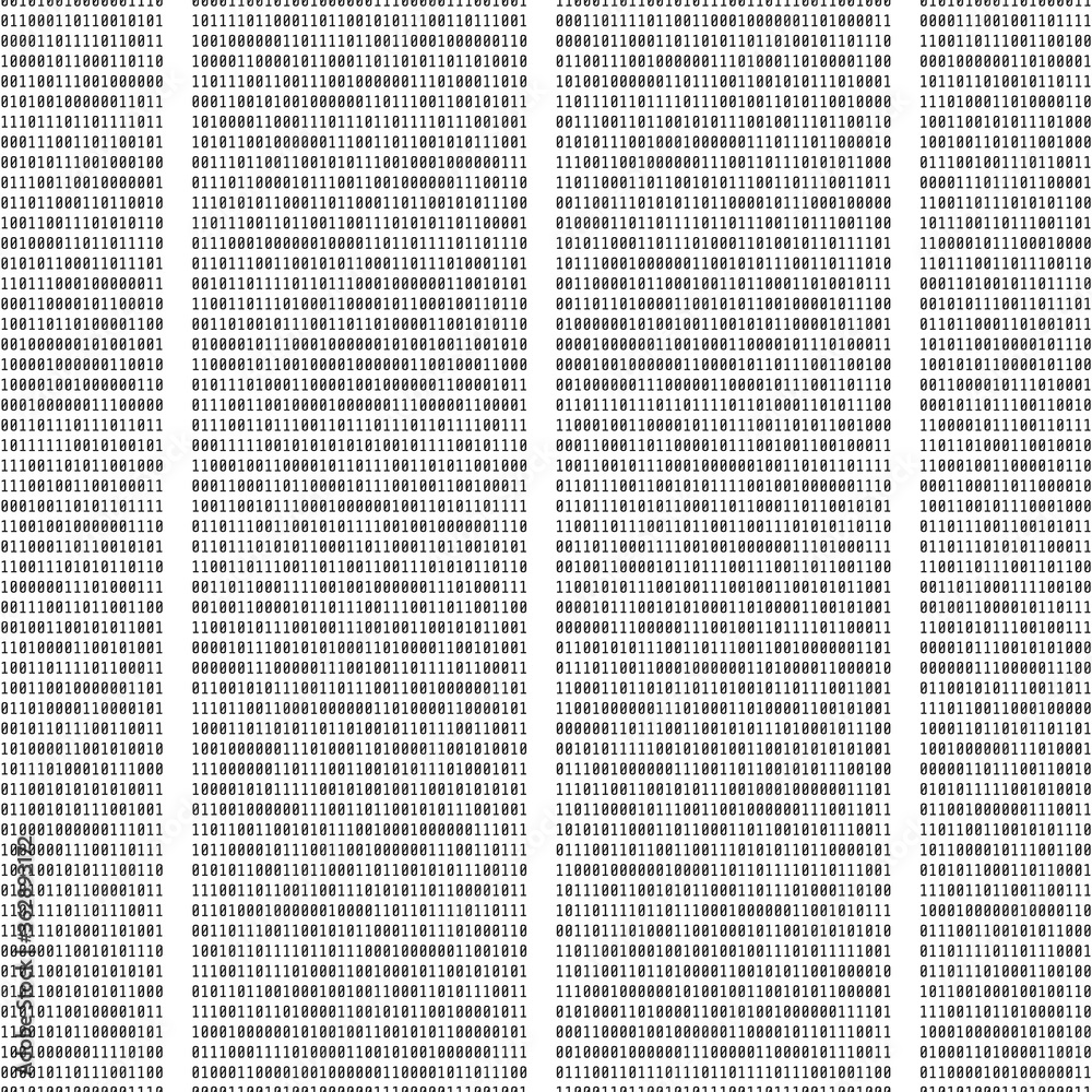 Binary code black 0 and 1 isolated on a white. Vector illustration. Decryption and encoding concept. Binary code black 0 and 1 isolated on a white. Vector illustration. Decryption and encoding concept.