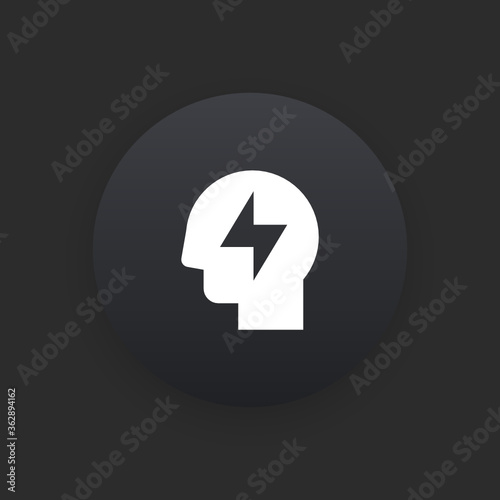 Master Mind -  Matte Black Web Button