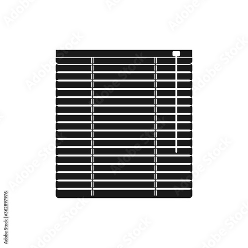Louvers icon isolated on white background. Jalousie curtain symbol modern simple vector icon for website or mobile app