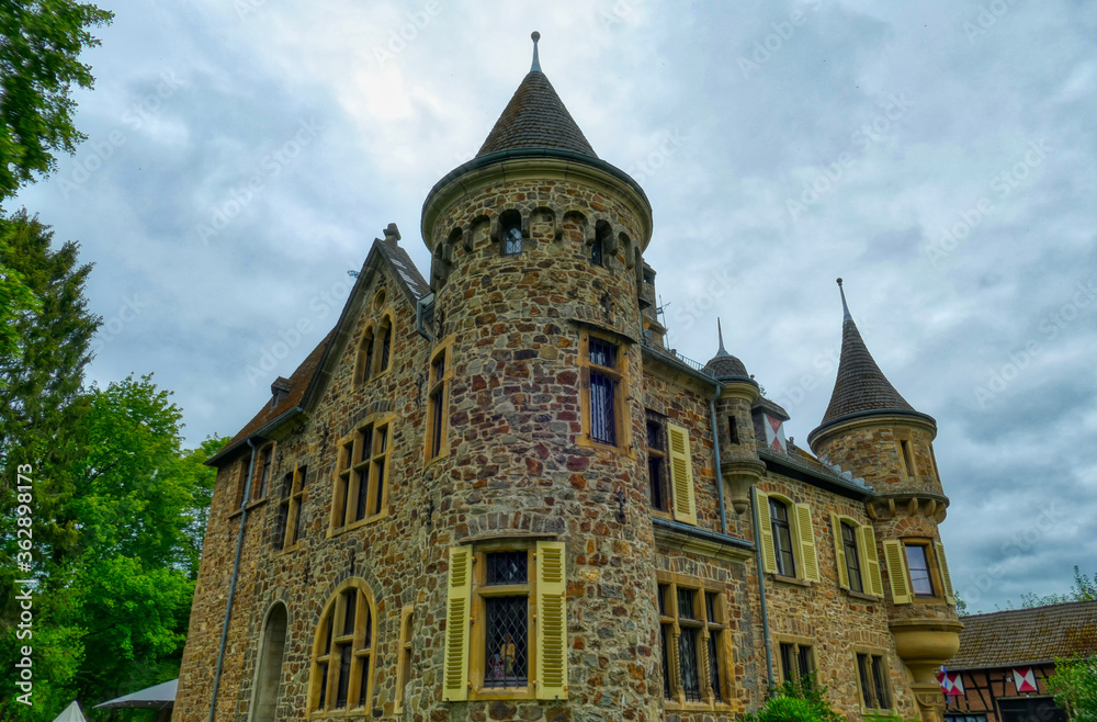 Historische Burg in Dattenfeld im Siegtal