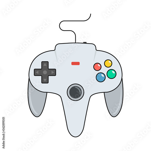 Video game controller icon.Joystick, game play icon
