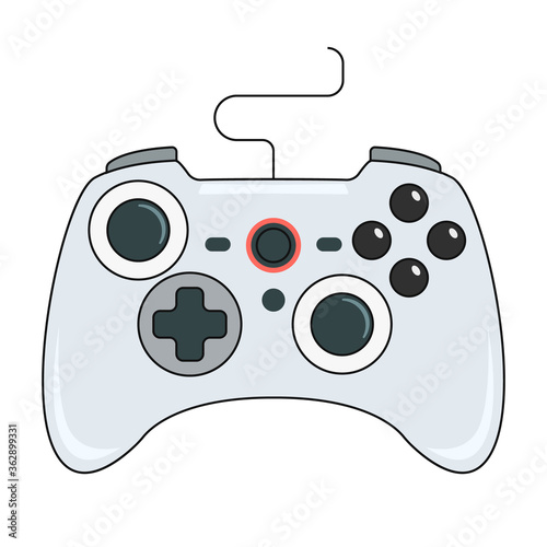 Video game controller icon.Joystick, game play icon
