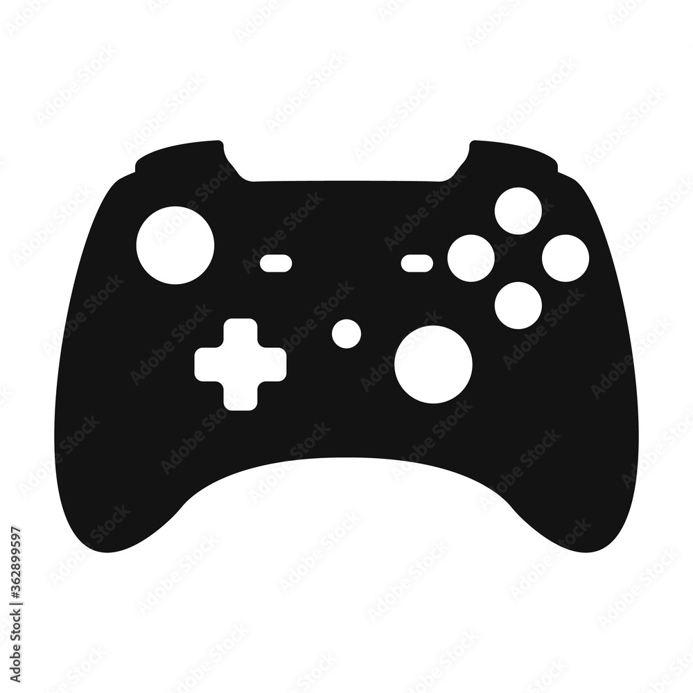 Video game controller icon.Joystick, game play icon
Video game controller icon.Joystick, game play icon