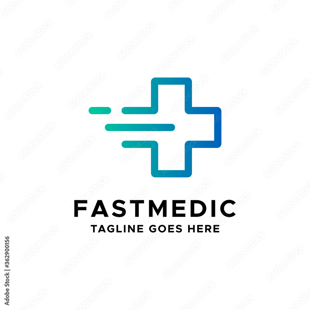 Fototapeta premium Medical and Health Pharmacy Logo Vector Design Template