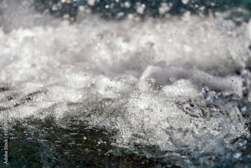 water splashes closeup, background, abstraction, texture
