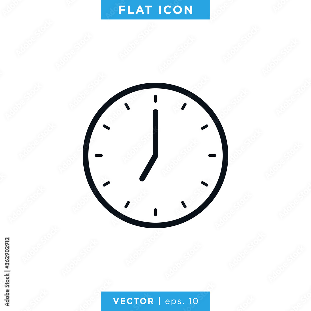 Clock Icon Design Template Clock Icon Design Template