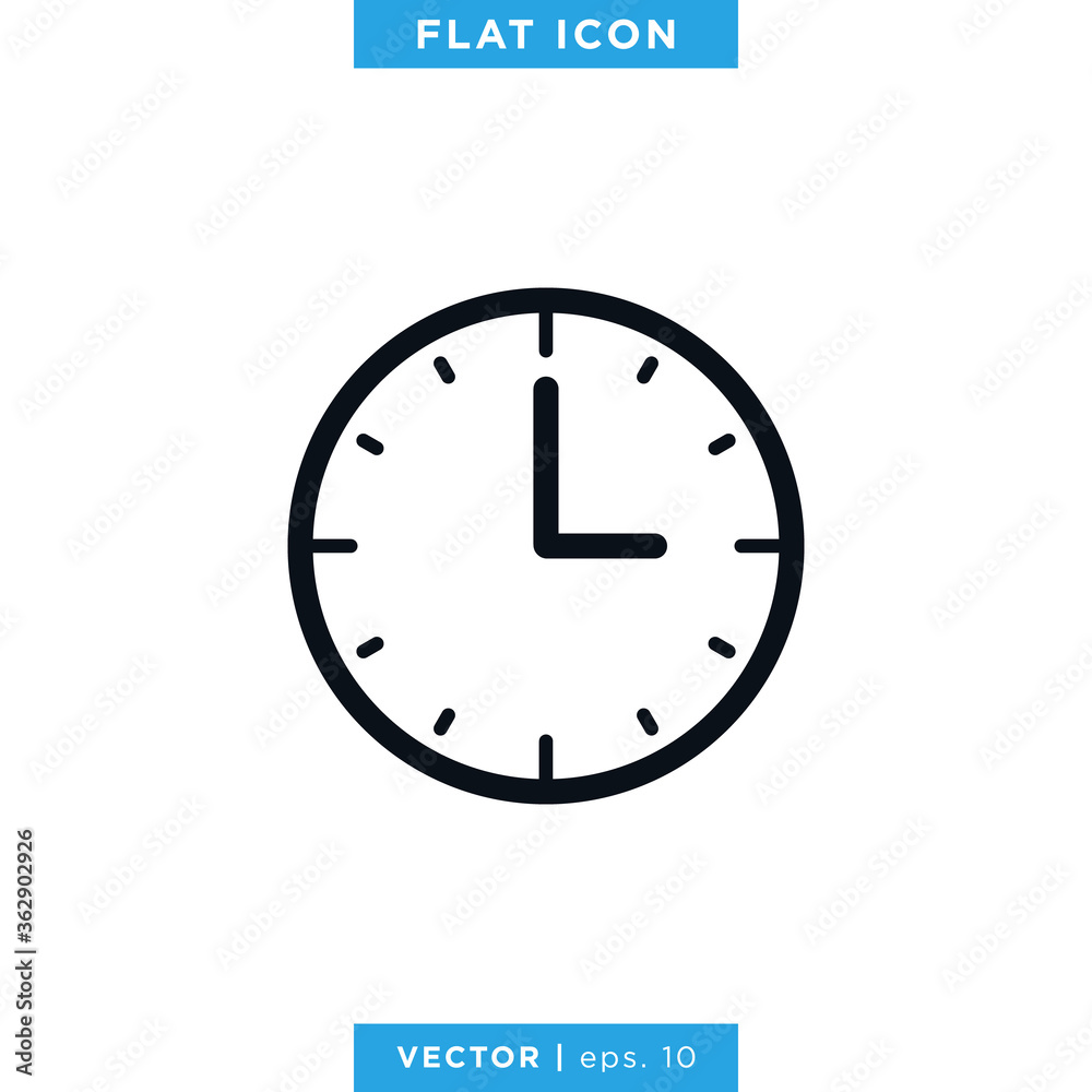 Clock Icon Design Template Clock Icon Design Template