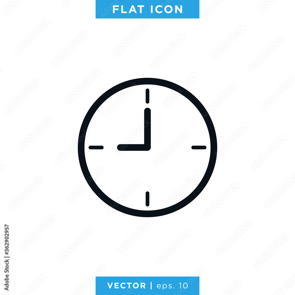 Clock Icon Design Template Clock Icon Design Template