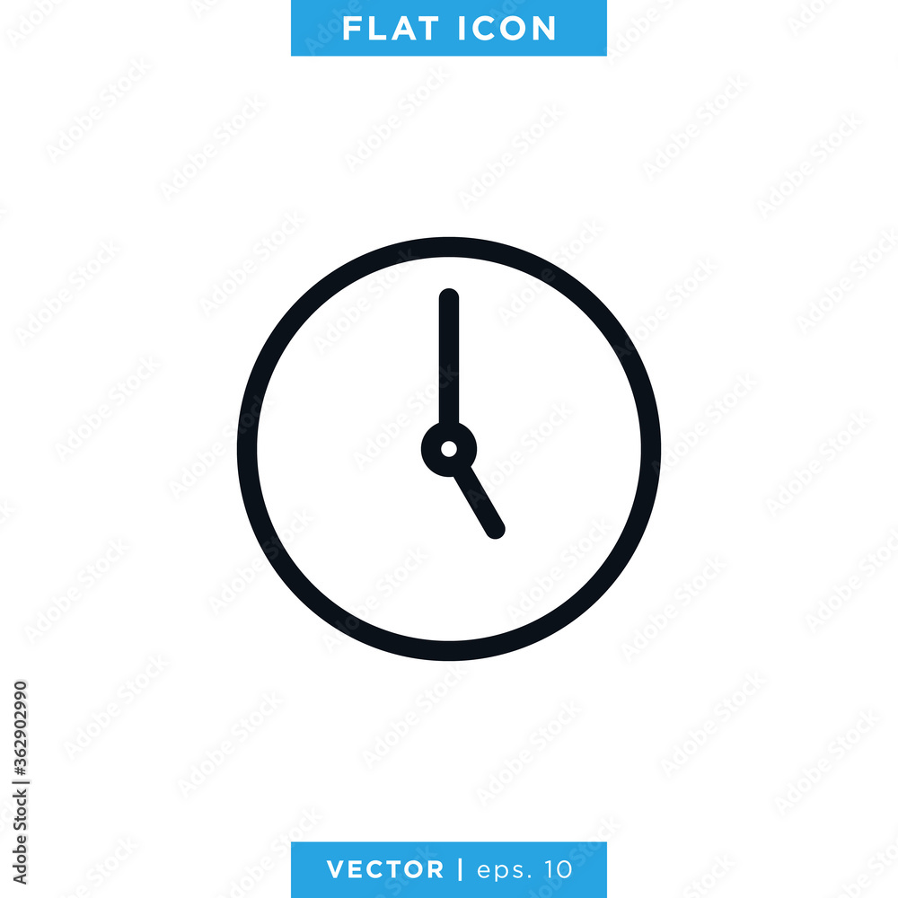Clock Icon Design Template Clock Icon Design Template