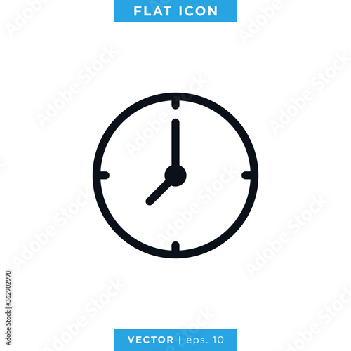 Clock Icon Design Template