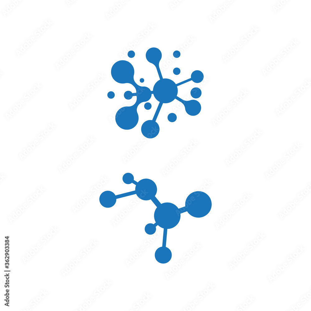 Molecule vector illustration design Molecule vector illustration design