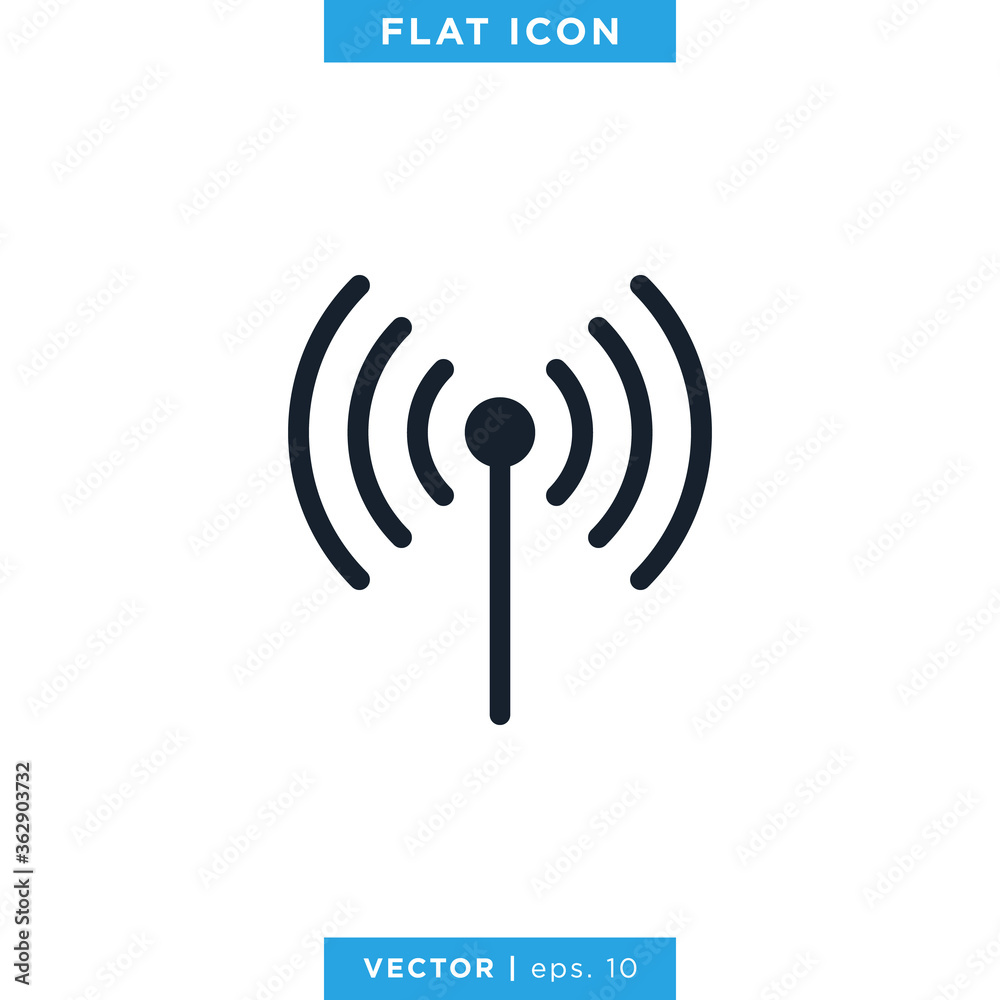 Network Signal Icon Vector Logo Design Template Network Signal Icon Vector Logo Design Template