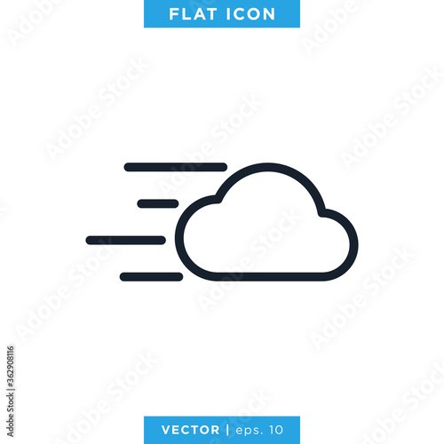 Cloud Icon Vector Logo Design Template