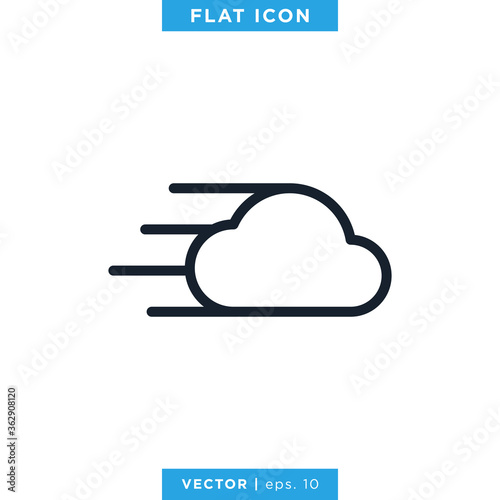Cloud Icon Vector Logo Design Template