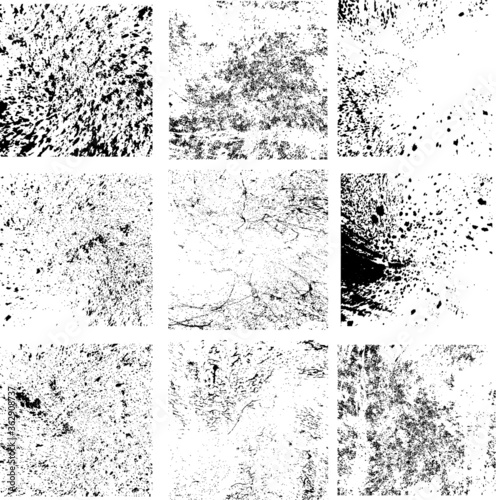 Wallpaper Mural Grunge Urban Background.Texture Vector.Dust Overlay Distress Grain ,Simply Place illustration over any Object to Create grungy Effect .abstract,splattered , dirty,poster for your design.  Torontodigital.ca