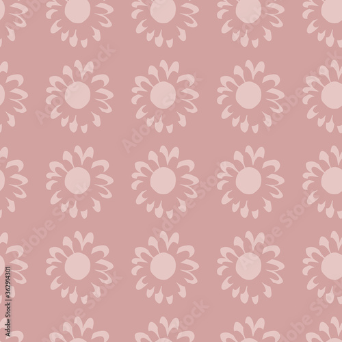 Geometric seamless pattern with small flowers. botanical wallpaper.