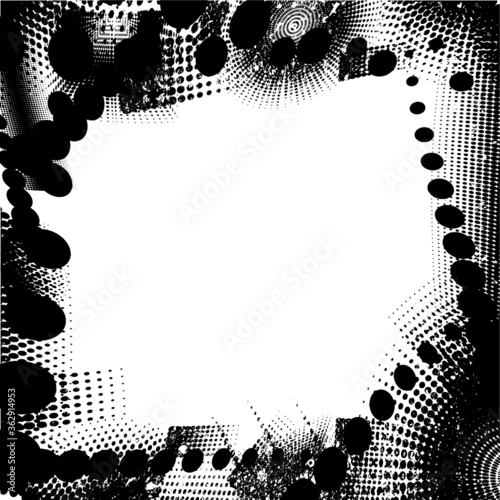 Halftone dots background vector texture