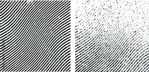 Grunge lines backgrounds . Vector stripes textures