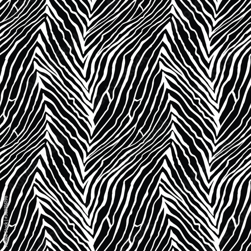 Abstract animal skin background  vector with black and white