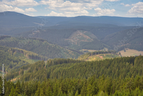 Der Thüringer Wald in Deutschland