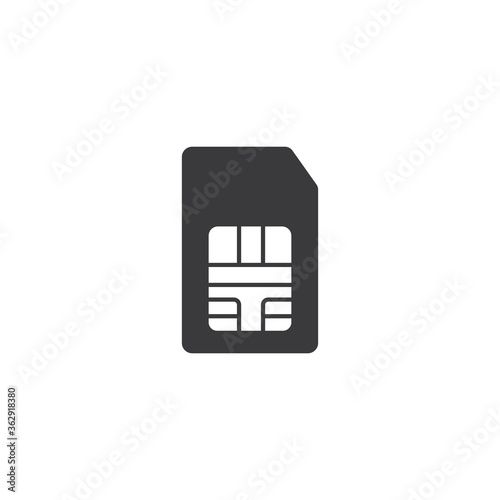 simcard icon vector illustration