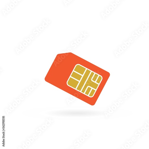 simcard icon vector illustration