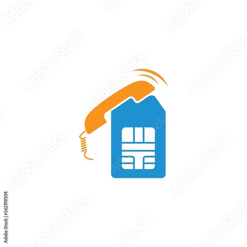 simcard icon vector illustration