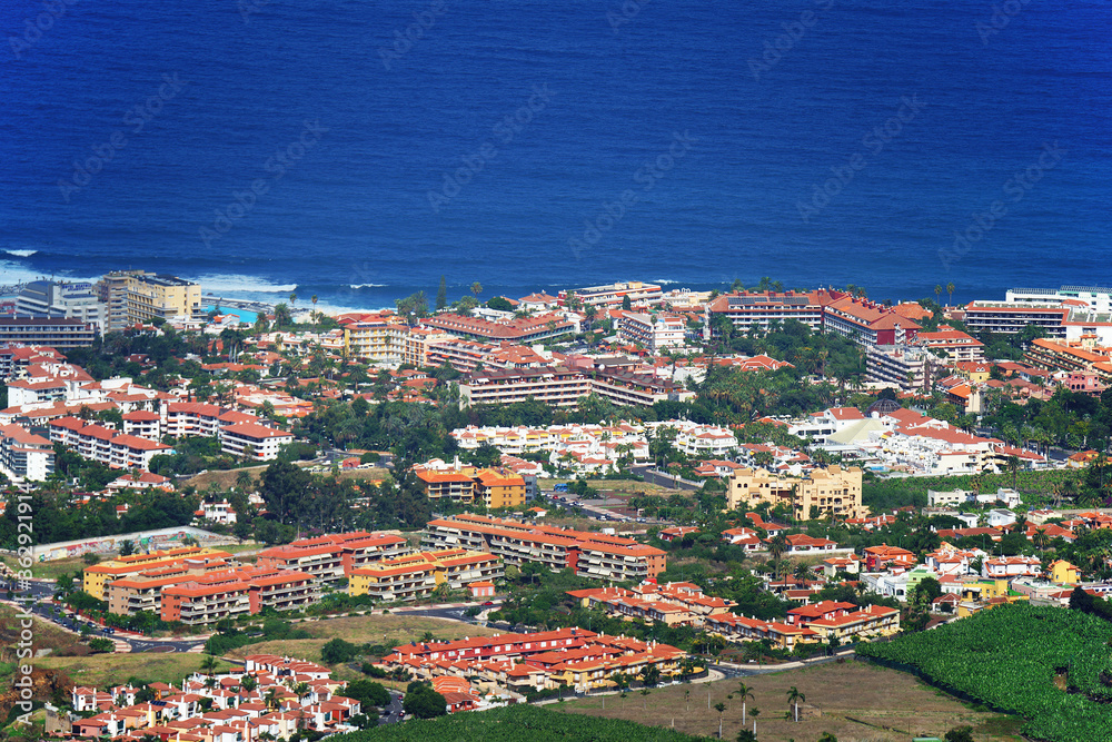 Puerto de la Cruz Resort in Tenerife, Spain, Europe
