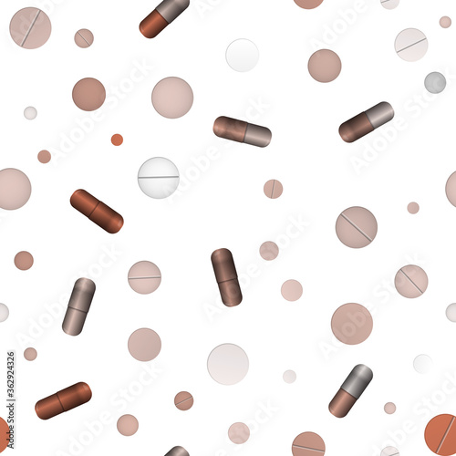 Pill and capsules.