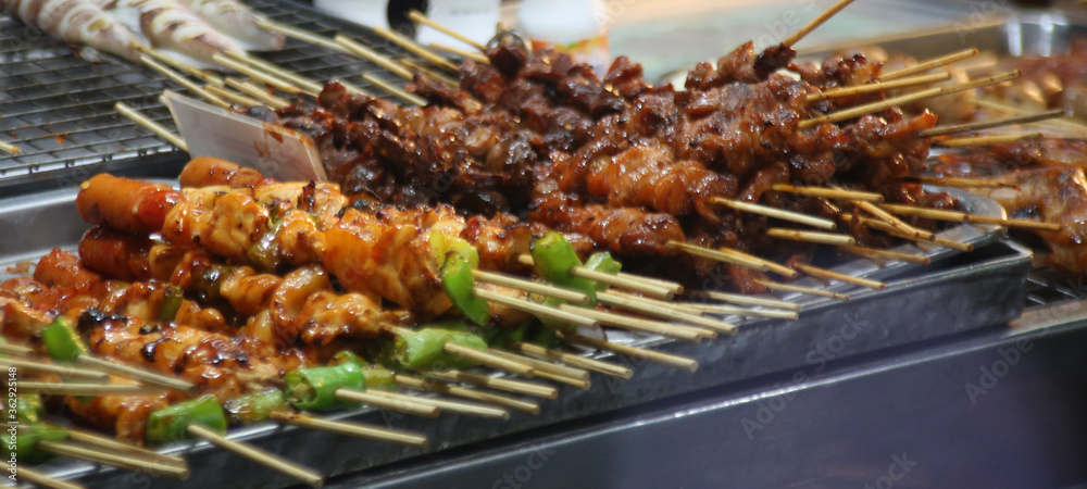 roadside BBQ in Thailand roadside BBQ in Thailand