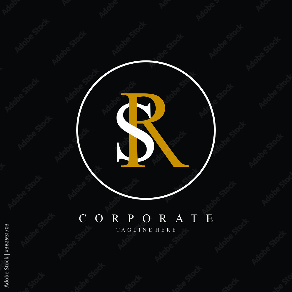 sr letter logo corporate. sr letter vector logo sr letter logo corporate. sr letter vector logo