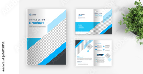 Corporate Business Bi-Fold Brochure