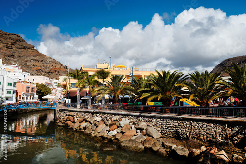 Image of Puerto de Mogan resort in Gran Canaria, Spain, Europe