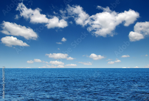 Wallpaper Mural Blue sea with waves and sky Torontodigital.ca