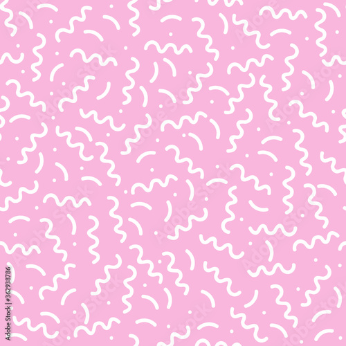 Wallpaper Mural Geometric Vector pattern. Hipster fashion Memphis style. Torontodigital.ca