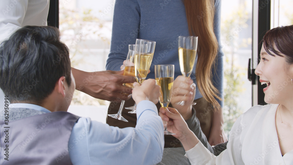 シャンパン・乾杯 Stock Photo Adobe Stock