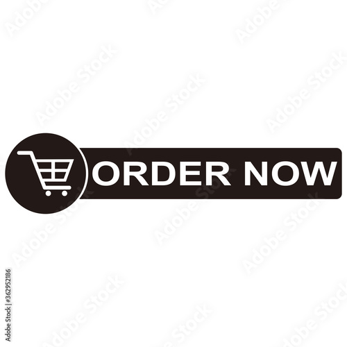 Order Now Buttons icon logo illustration
