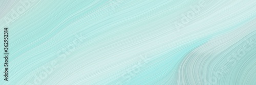 colorful and elegant vibrant creative waves graphic with curvy background design with powder blue, light cyan and pastel blue color