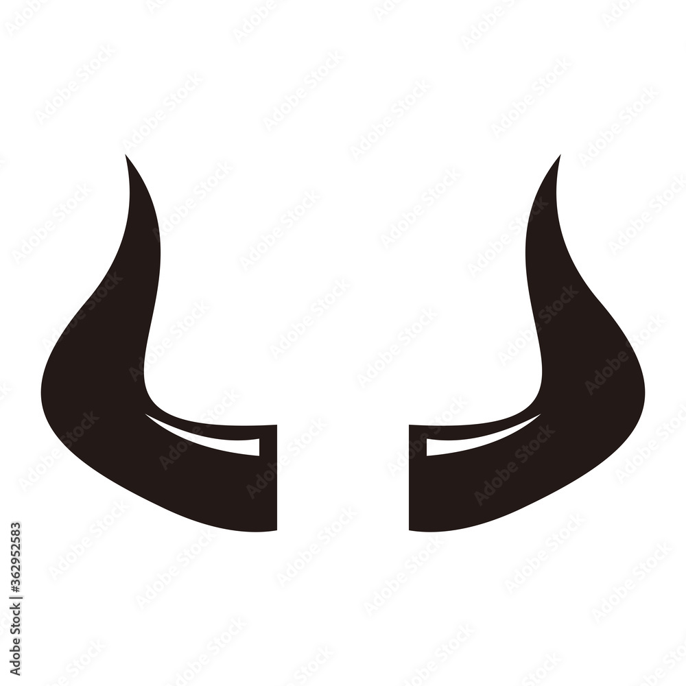 Devil horn Vector icon illustration Devil horn Vector icon illustration