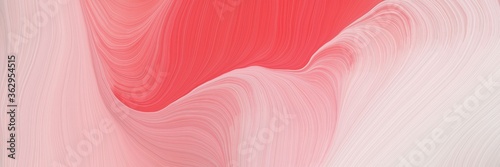 colorful and elegant vibrant artistic art design graphic with modern soft swirl waves background design with baby pink, tomato and light coral color