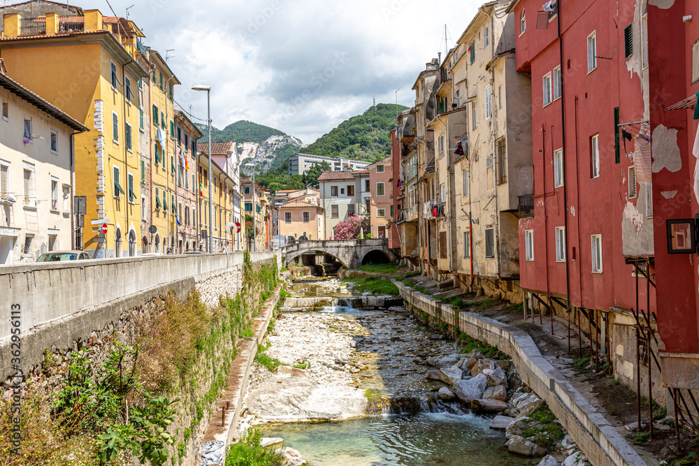 Carrara Italien Toskana Stadtansichten