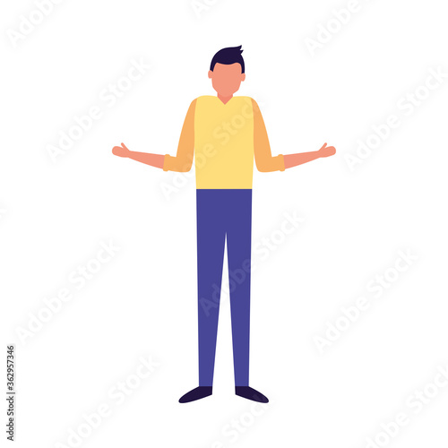 Isolated avatar man vector design © Gstudio