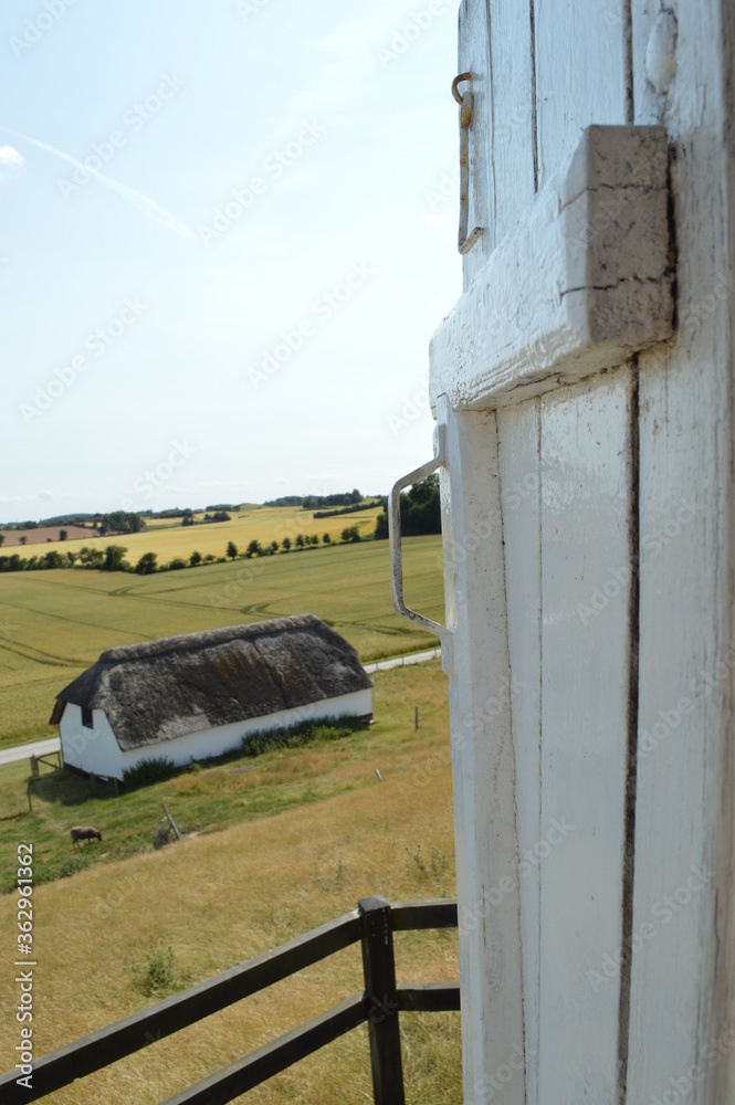 Fototapeta premium landscape from a window